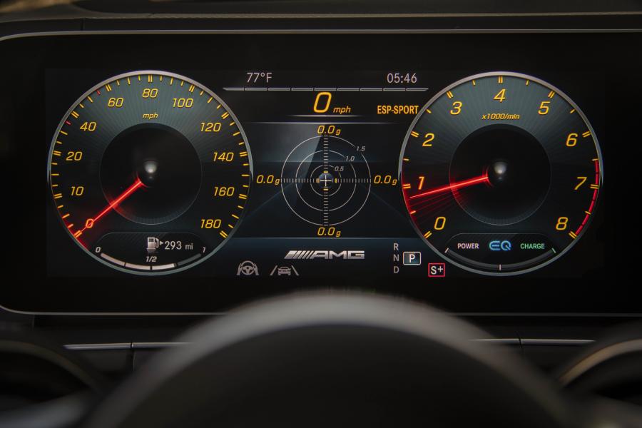Панель приборов Mercedes-AMG GLE53 4Matic+ Coupe (C167) 2020 года  (NA) (фото 24 из 40)